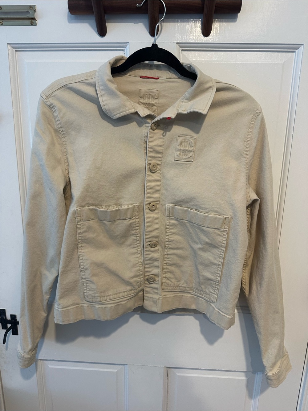 Topo Designs Beige Utility Button-Front Jacket